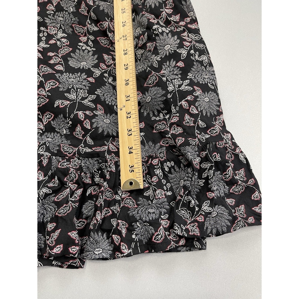 Wayward Fancies Womens Dress Small Dark Floral Boho Fairy Wedding Guest Cottage - Picture 8 of 8